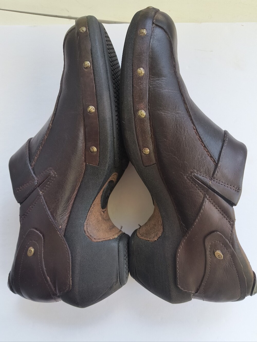 Merrell Luxe Espresso Leather Clogs | Women's Size 8 | Cottagecore Slip-On Shoes